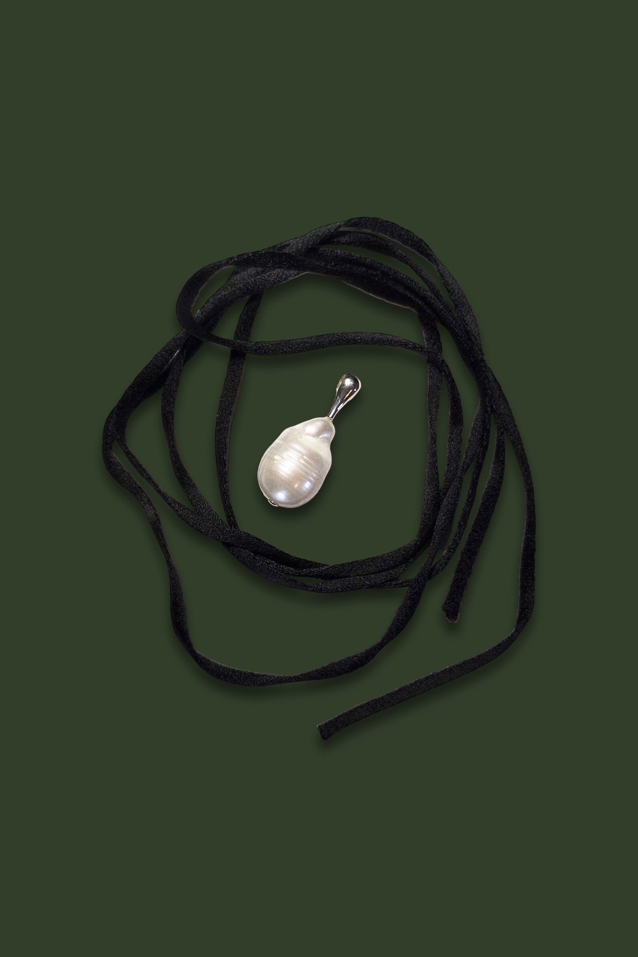 Pearl Silk Cord choker