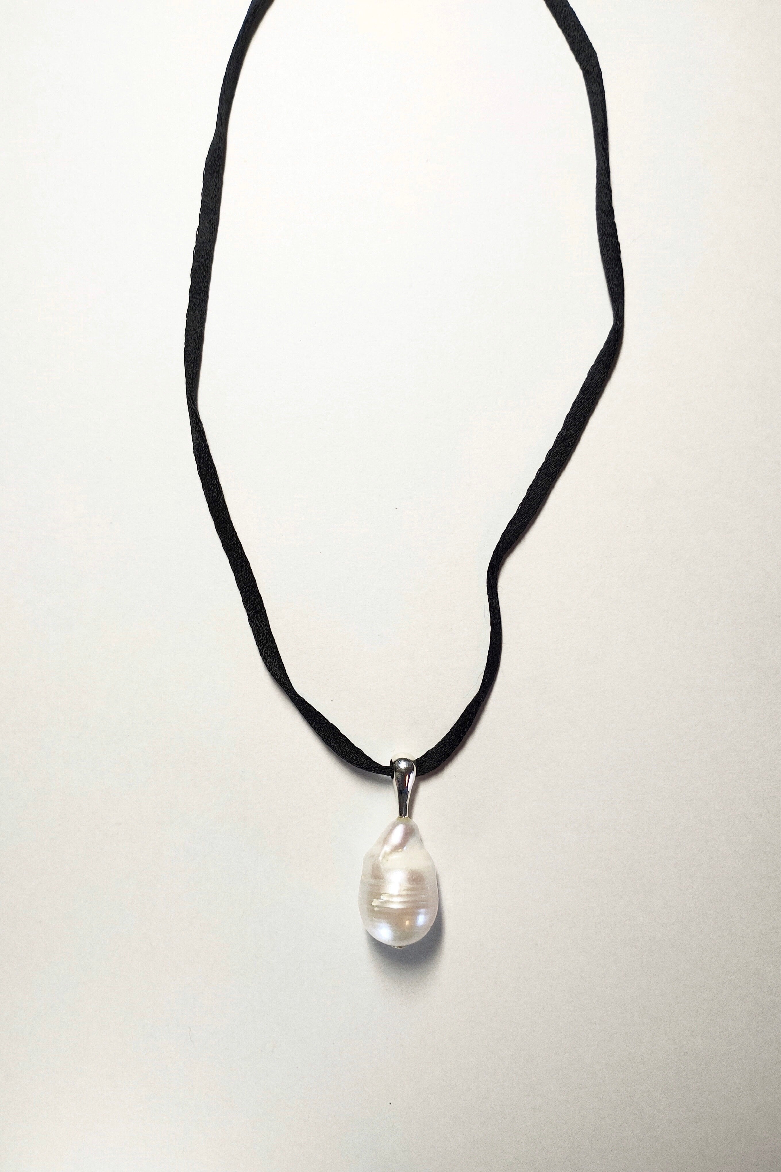 Pearl Silk Cord choker