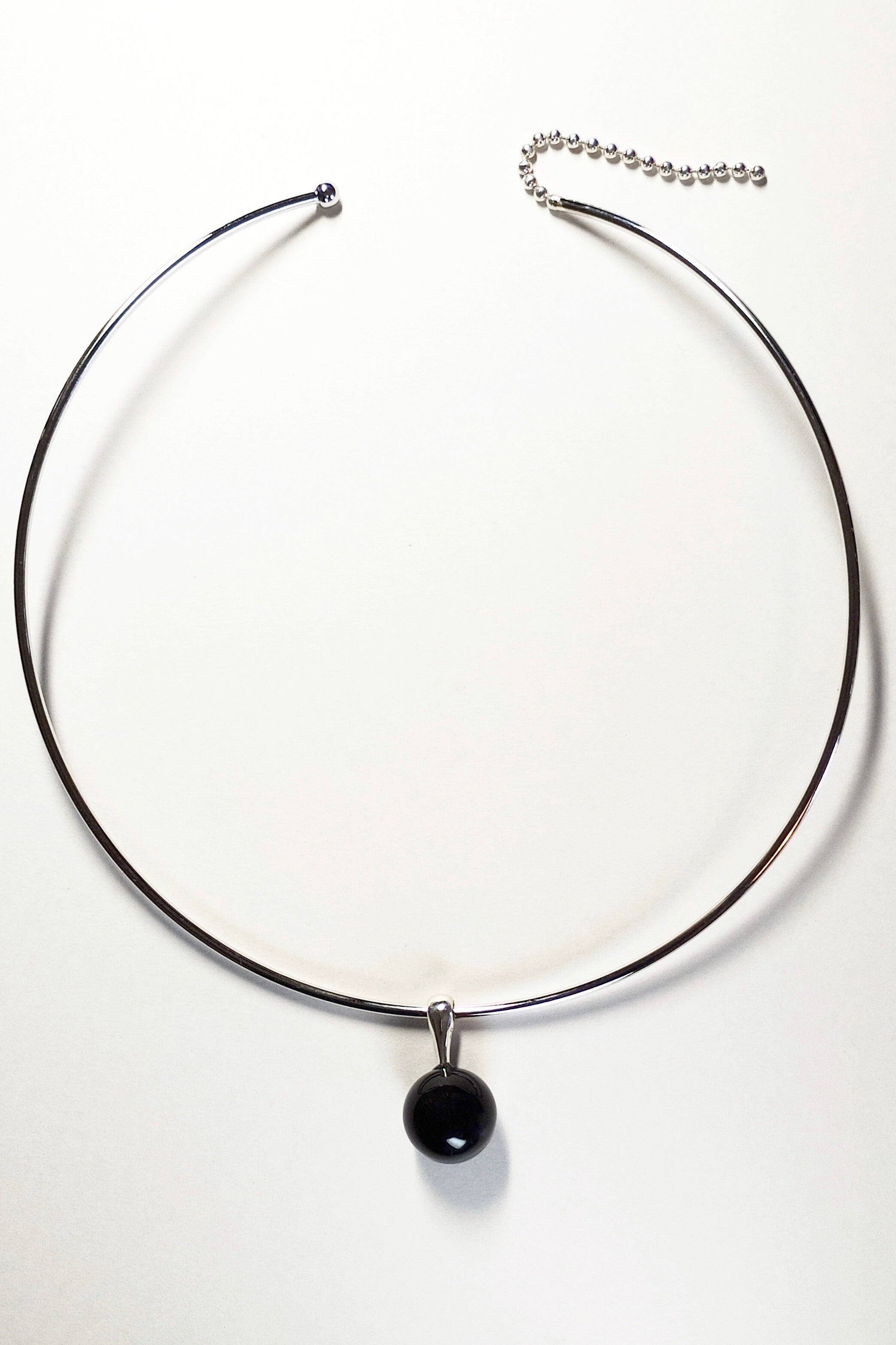 ONYX silver choker
