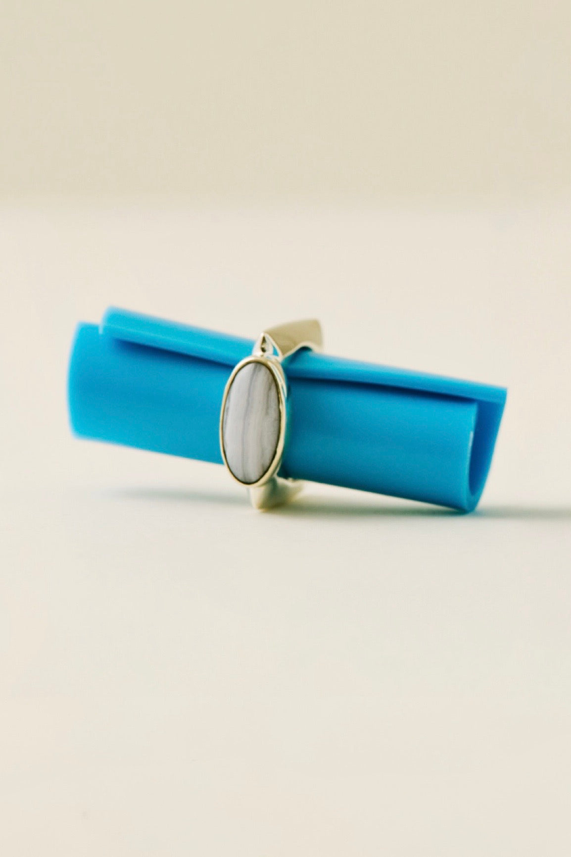 square at stone ring : bluelaceagete