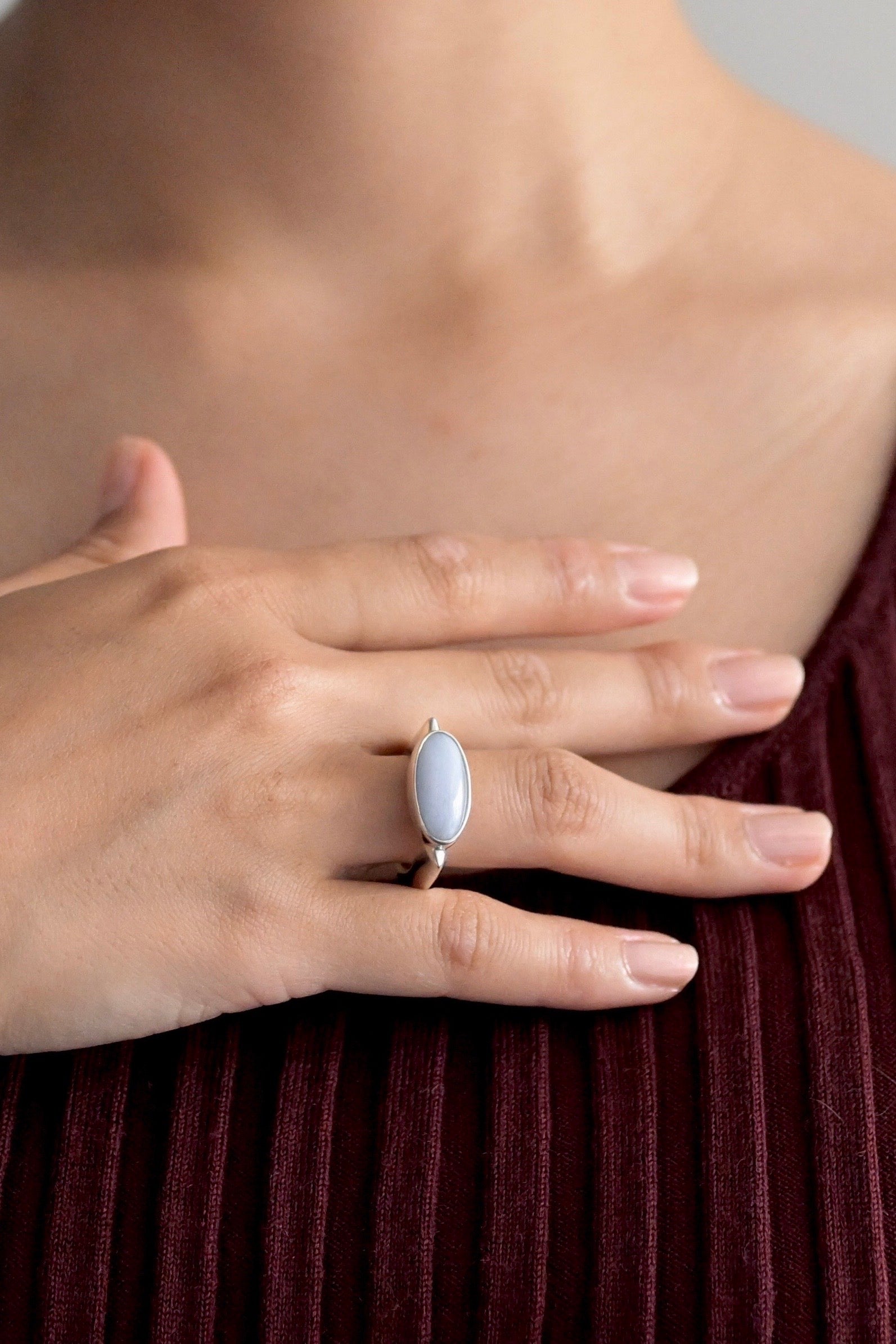 square at stone ring : bluelaceagete