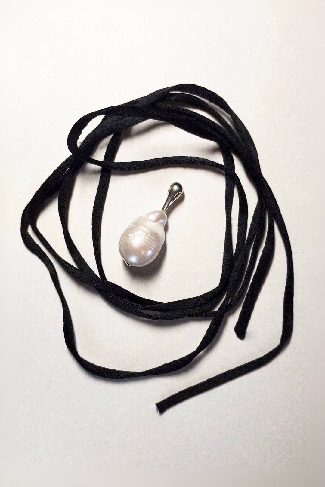Pearl Silk Cord choker